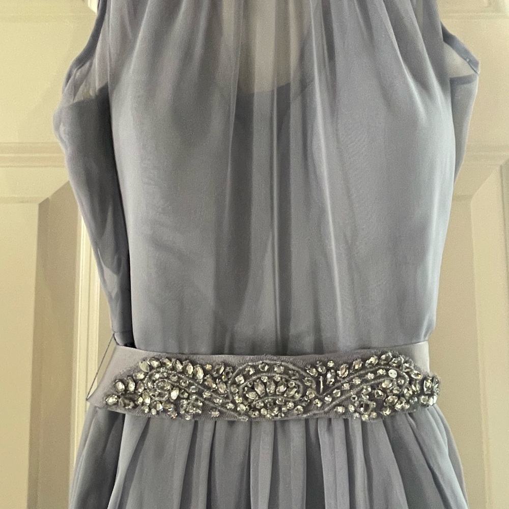 Adrianna Papell Lavender Sleeveless Wedding Dress - Picture 3 of 3